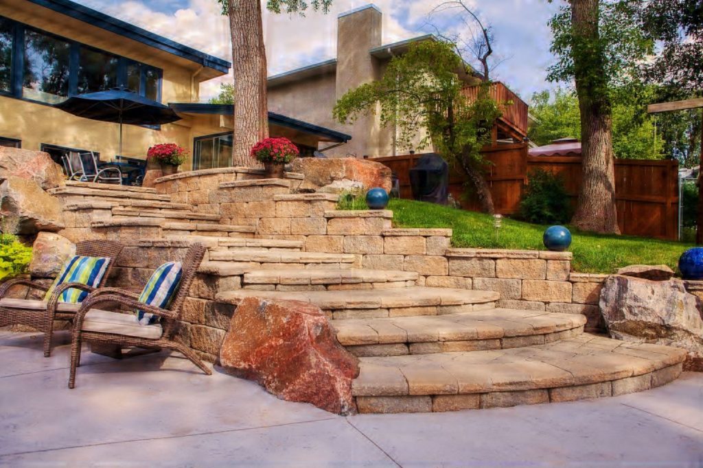 Grand Staircase | B. Rocke Landscaping | Winnipeg, Manitoba
