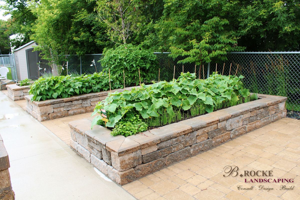 Vegetable Garden | Planter | B. Rocke Landscaping | Winnipeg, Manitoba