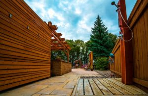 Outdoor Shower | B. Rocke Landscaping | Winnipeg, Manitoba