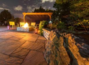 Pergola | Fire Pit | B. Rocke Landscaping | Winnipeg, Manitoba