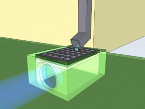 Rain Drain Diagram 1 | B. Rocke Landscaping | Winnipeg, Manitoba